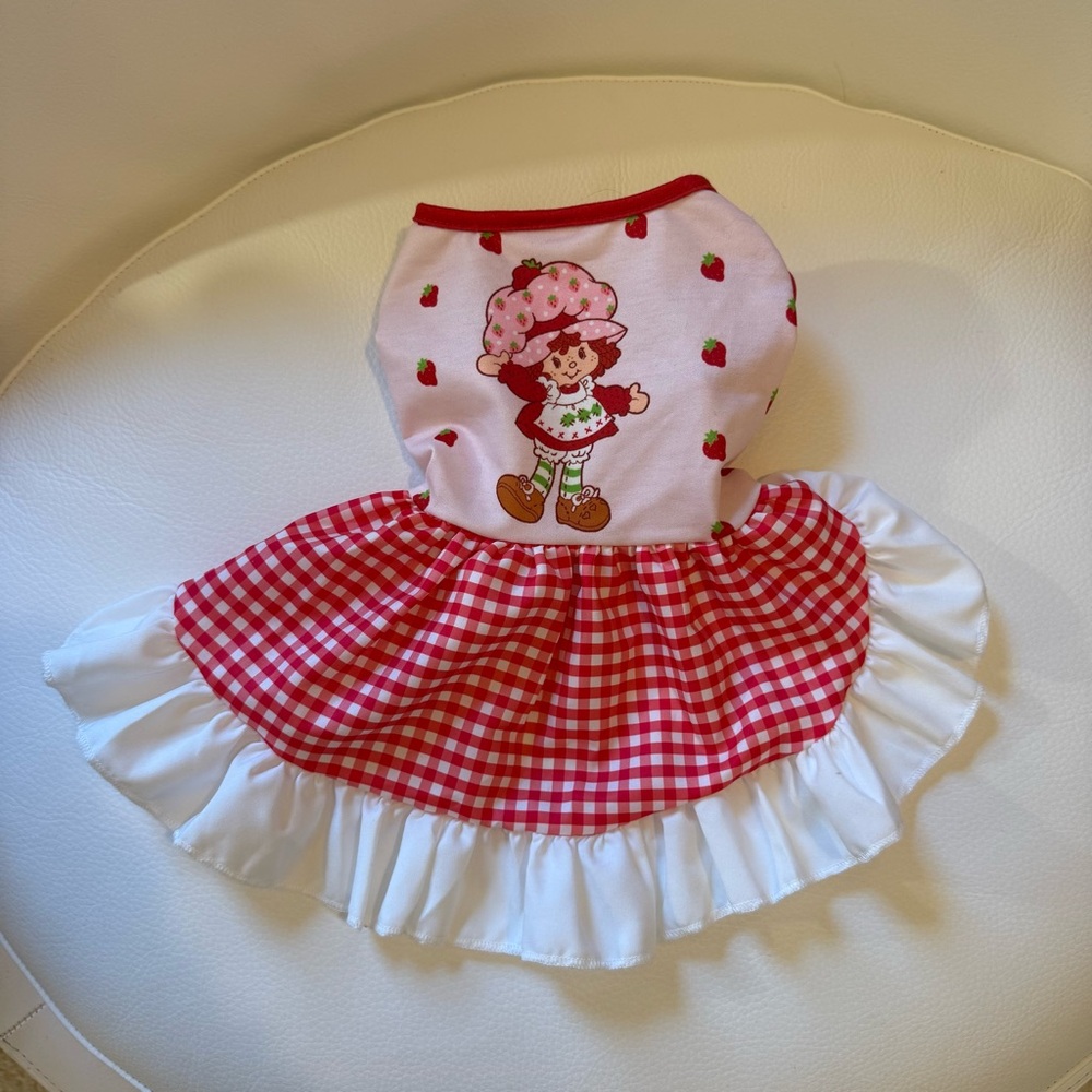 Strawberry Shortcake Dog Dress